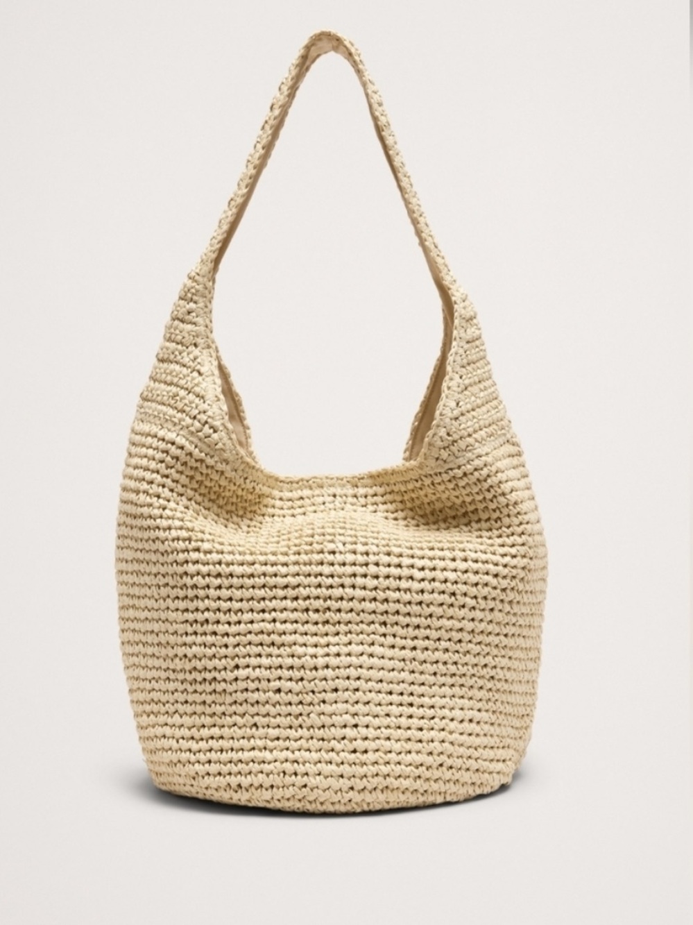 Banana Republic Raffia Tote, Natural. - Picture 2 of 5